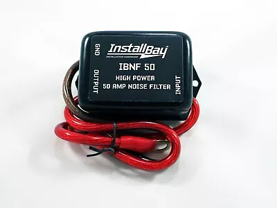 Install Bay 50 AMP In-Line Noise Filter for Car Stereo Ham CB Radio 12 Volt - Image 1 of 4