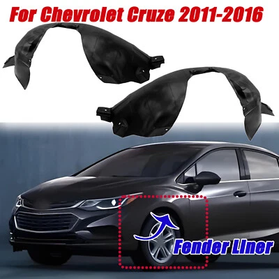 Front Driver Passenger Side Fender Liner For Chevrolet Cruze 2011 2012 2013-2016 Foto 1 de 4