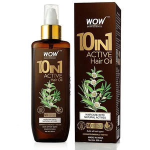 WOW Skin Science 10 In 1 Active Hair Oil (200ml), - Picture 1 of 5