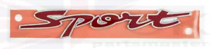SUZUKI SWIFT GENUINE SPORT TAILGATE BOOT BADGE CHROME EMBLEM 77841-70L00-DFT - Picture 1 of 7