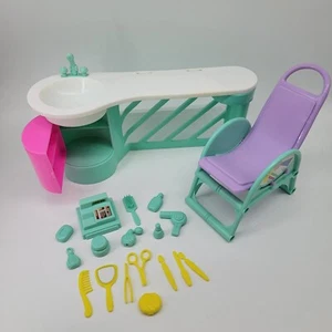 Barbie Style Magic Styling Salon 1988 juego de belleza cabello no completo - Imagen 1 de 9