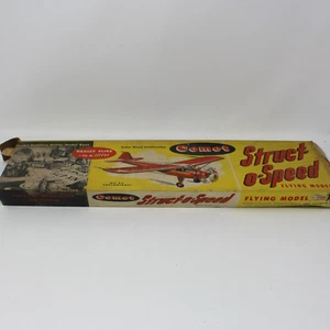 Vintage Comet Struct-O-Speed Plane Model Balsa Wood Kit K3 Taylorcraft in Box - Picture 1 of 5