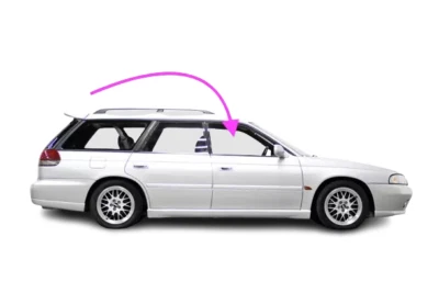 Fits:1990-94 Subaru Legacy Sedan&Station Front Passenger Right Door Window Glass - Image 1 of 4