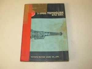 Toyota Toyoglide 3-Speed Automatic Transmission Repair Service Manual - 1970's - Picture 1 of 5
