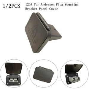 120A For-Anderson Prise Flush-Mount Support Panel-Bracket Avec Coque For-Caravan - Imagen 1 de 44