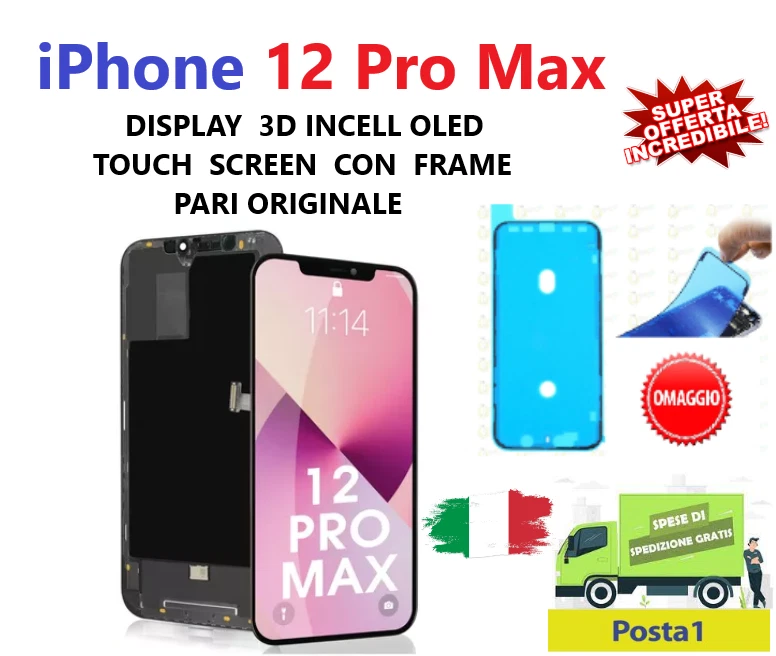 DISPLAY TOUCHSCREEN CON FRAME XIAOMI REDMI A3 23129RN51X PARI ORIGINALE