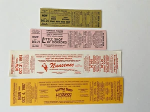 Lote de cupones Broadway Twofer LITTLE SHOP (2), TONTERÍAS Y ALGUNOS HOMBRES NECESITAN AYUDA - Imagen 1 de 5