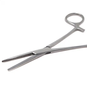 Mini alicates de nariz serrados largos rectos de 5-1/2" artesanos joyería soporte para cortador - Imagen 1 de 6