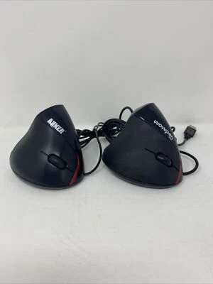 2 Ergonomical Vertical Optical Mouses USB: Asker & Wowpen - Image 1 of 4