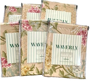 NEW NIP 6 Waverly Dynasty Sage Floral Valances 72” X 12” - Picture 1 of 10