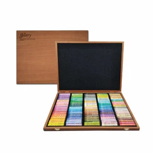 Mungyo Gallery Soft Oil Pastels Wood Box Set of 72 - Assorted Colors