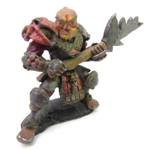 VTG 1-1/8 inch Armed Painted Warrior Pewter Miniature Figurine - Picture 1 of 5