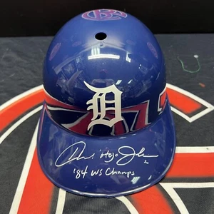Howard Johnson Autographed Tigers Inscribed Souvenir Helmet Signed Steiner CX - Picture 1 of 3