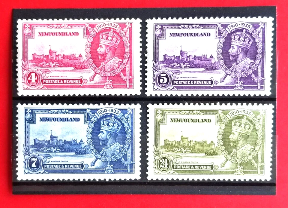 Canada Newfoundland #226-229 Silver Jubilee Issue MH - Image 1 of 1