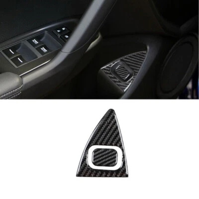 2 piezas para Acura TSX 2009-14 fibra de carbono interior maletero liberación botón cubierta embellecedor Foto 1 de 4