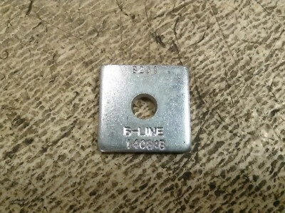 B-Line B201 Steel Channel Square Washer 14084B New (TB) - Image 1 of 2