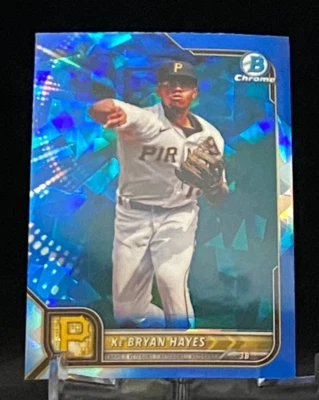 2022 Topps Bowman Chrome Sapphire #49 Ke'Bryan Hayes Pittsburgh Pirates - Image 1 of 2