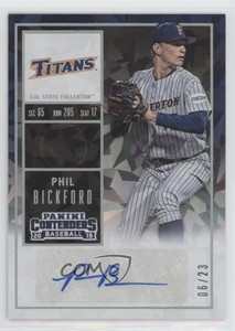 2015 Panini Contenders College Ticket Cracked Ice /23 Phil Bickford #14.2 Auto