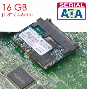 16GB S-ATA SATA SSD 1.8" 4.6cm DOC DOM MINI FESTPLATTE APACER 8C.F1DD2.LR10B V3 - Afbeelding 1 van 1