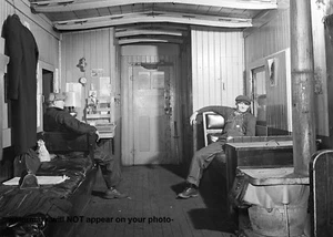1943 Eisenbahn Caboose FOTO Indiana Hafengürtel Eisenbahn Eisenbahn IHB Zuglinie - Bild 1 von 2