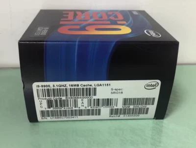 New in box Intel Core i9-9900 SRG18 3.1GHz 16MB 8-Core LGA1151 CPU Processor BOX - Image 1 of 2