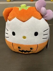 Hello Kitty Jack-O-Lantern Squishmallow Neu mit Etikett - Bild 1 von 11