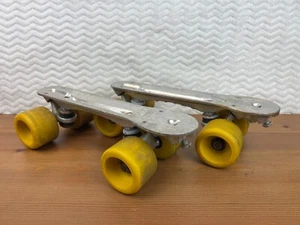Vintage Sure Grip Jogger Roller Skate Plates W/trucks & Tires Size # 8 Plates - Picture 1 of 22