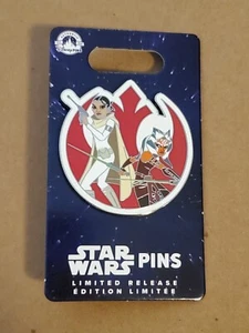 Disney Parks 2024 Star Wars Clone Wars Padme Amidala & Ahsoka Tano LE Pin - NEW - Picture 1 of 2