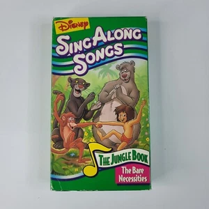 Disney Sing Along Songs The Jungle Book THe Bare NecesitiesVHS Video  - Picture 1 of 4