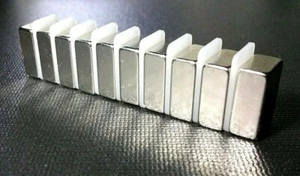 10 Neodymium 3/4" x 1/2" x 5/16" N50 Block Magnets Strong Rare Earth - Picture 1 of 11