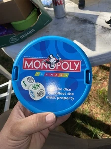 2007 Monopoly Express Travel Dice Game Complete - Picture 1 of 8