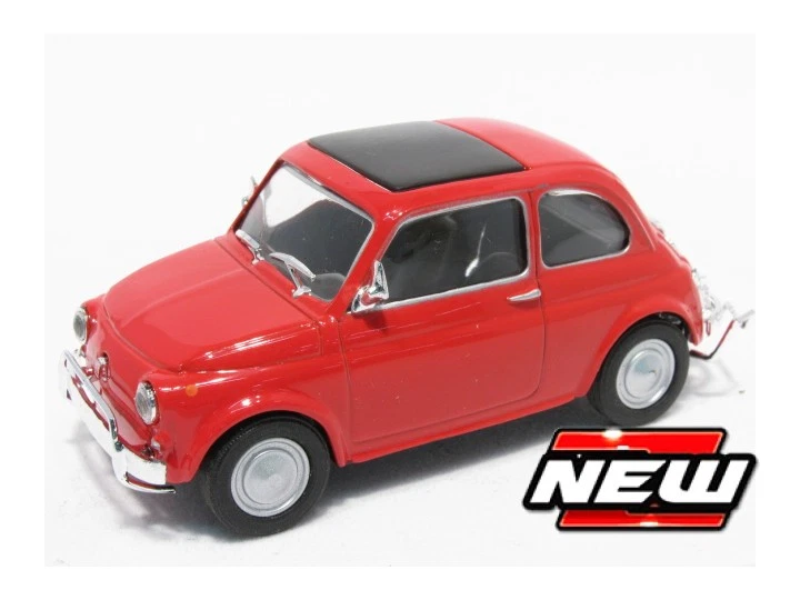 CARARAMA CA15850 FIAT 500L CLOSED ROOF RED 1:43 Modellino - Immagine 1 di 1