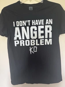 Camiseta Auténtica WWE Kevin Owens Talla Mediana Negra - Imagen 1 de 3