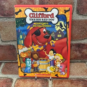 Clifford The Big Red Dog: Clifford's Big Halloween DVD Used Scholastic Animated - Picture 1 of 4