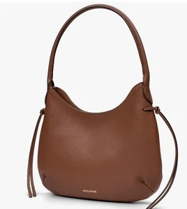 molshine Pebble Leather Crescent Handtasche, Hobo Schultertasche, Achseltasche, Party... - Bild 1 von 5