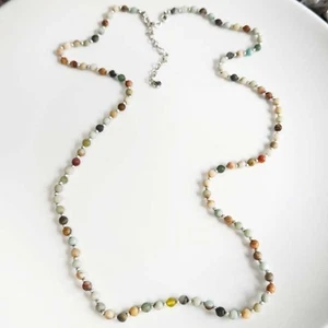 35 Zoll Premier Designs Boho Stein Perlen Halskette Retro Frauen Party Urlaub Schmuck - Bild 1 von 4