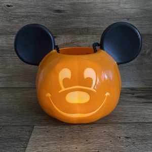 Disney Parks Mickey Mouse Halloween Kürbis Leucht Trick or Treat Eimer - Bild 1 von 15