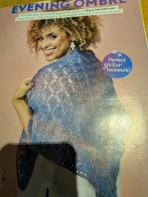 Delicate Lace Shawl Knitting Pattern. - Image 1 of 2