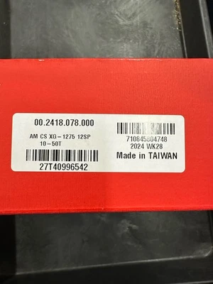 SRAM XO Eagle 1275 Cassette 10-50 New in Box - Image 1 of 3