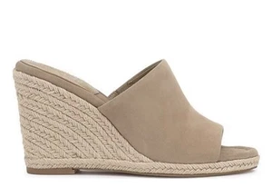 NEW Vince Camuto Suede Espadrille Wedges Fayla Size 10M. Tan Color - Picture 1 of 5