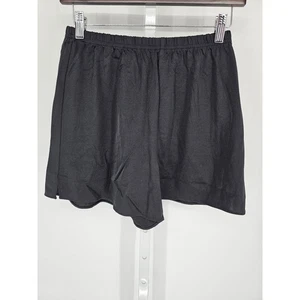 Lands End Womens Sz S Nylon Blend Loose Fit Athletic Shorts Black - Picture 1 of 4