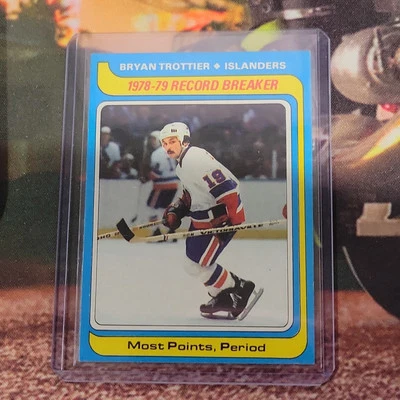 1979-80 Topps #165 Bryan Trottier - Record Breaker - Image 1 of 2