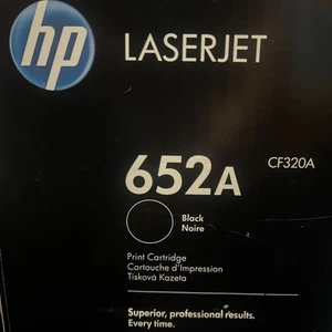 Kaseta z czarnym tonerem HP 652A CF320A Oryginalny oryginalny kolor Laserjet Enterprise - Zdjęcie 1 z 2