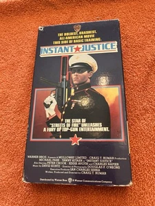 VHS: Instant Justice (1987): Michael Pare, Tawny Kitaen - Picture 1 of 3