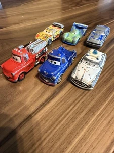Disney Pixar Cars Mini Car Set of 6, colorful, used, collectible - Picture 1 of 4