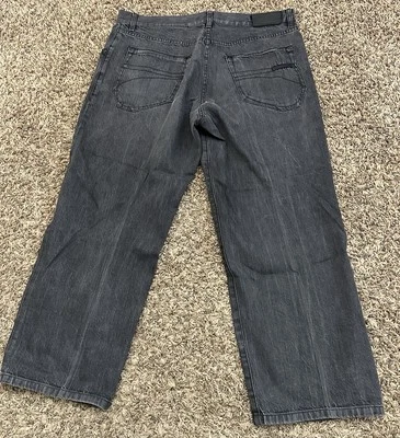 Men’s Vintage Y2K Sean John Back Denim Baggy Jeans Size 38x34 - Image 1 of 4