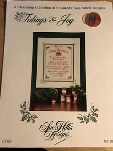 Cross Stitch Pattern Booklet: Tidings and Joy WITH CHARM/BEADS(Sue Hillis) - Picture 1 of 3