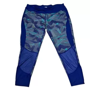 Danskin Now Women's Yoga Leggings Size 20 Geometric Multicolor - Picture 1 of 8