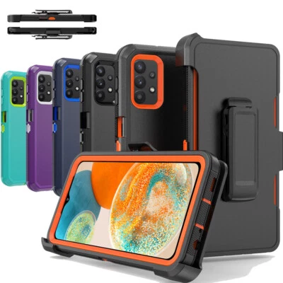 SUMMER_HOME For Samsung Galaxy A23 5G Case Shockproof Rugged+Belt Clip Fit Otterbox Defender
