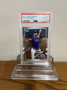 2021 Topps Chrome #133 David Peterson Refractor Excellent PSA 10 GEM MT - Picture 1 of 7